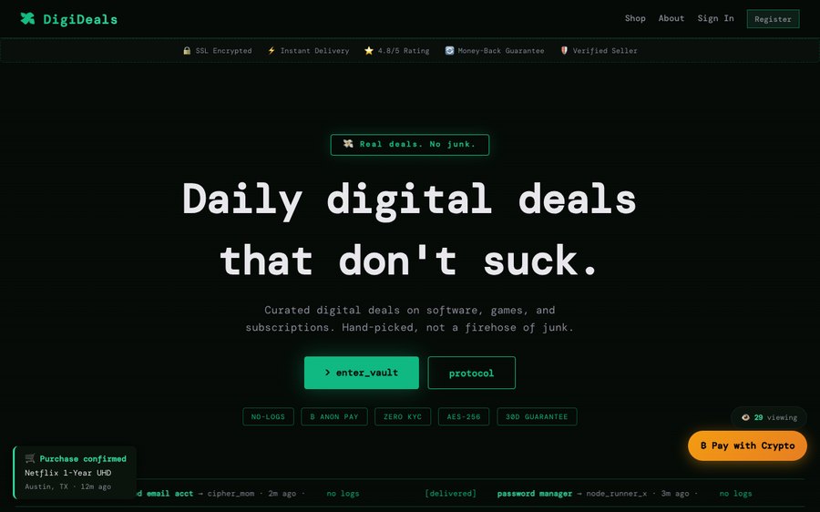 DigiDeals screenshot