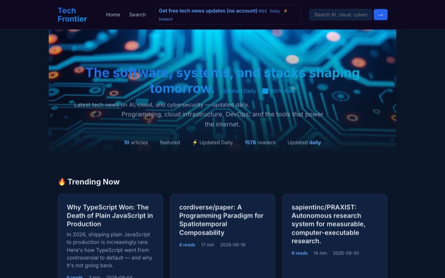 Tech Publisher screenshot